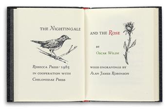 (REBECCA PRESS / CHELONIIDAE PRESS / MINIATURE.) Wilde, Oscar. The Nightingale and the Rose.